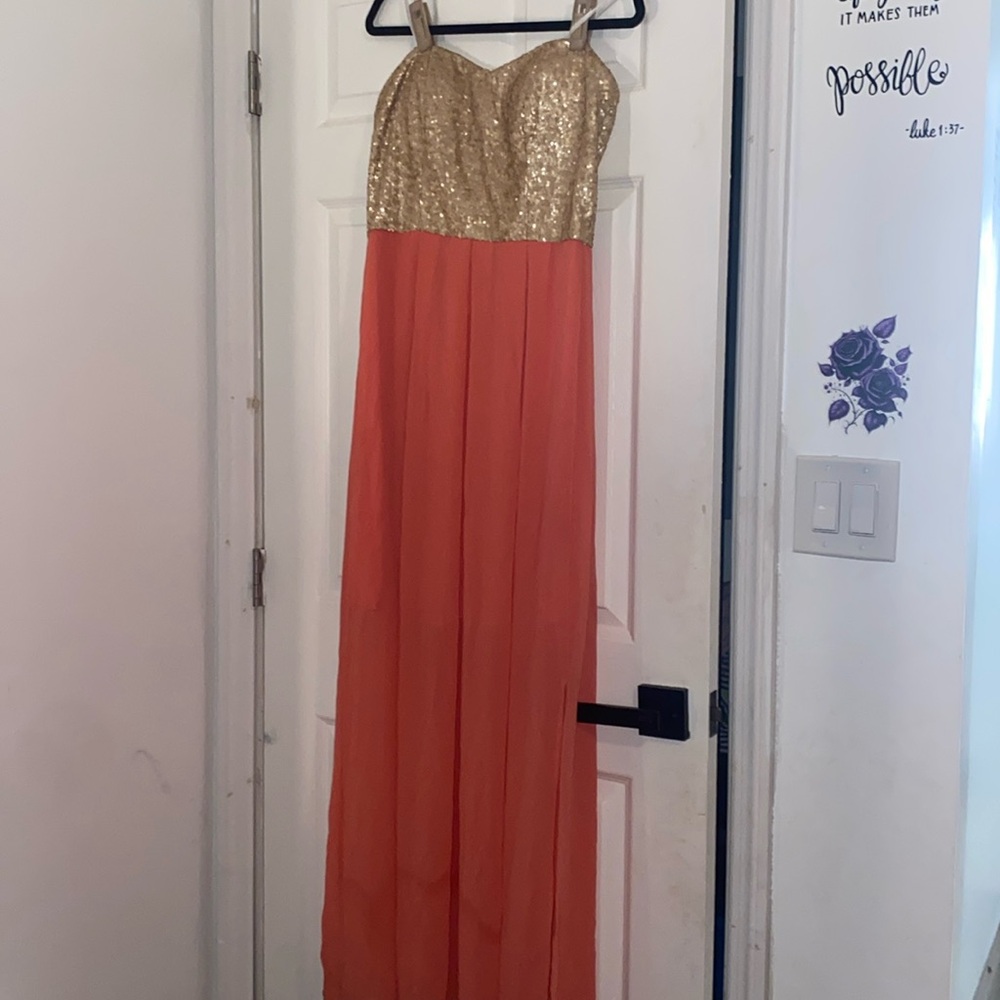 Gianni Bini Sequin Top Evening gown
